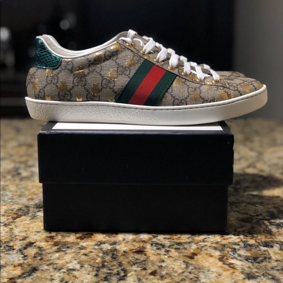 Gucci GG Supreme Ace Bee - Picture 3 of 5